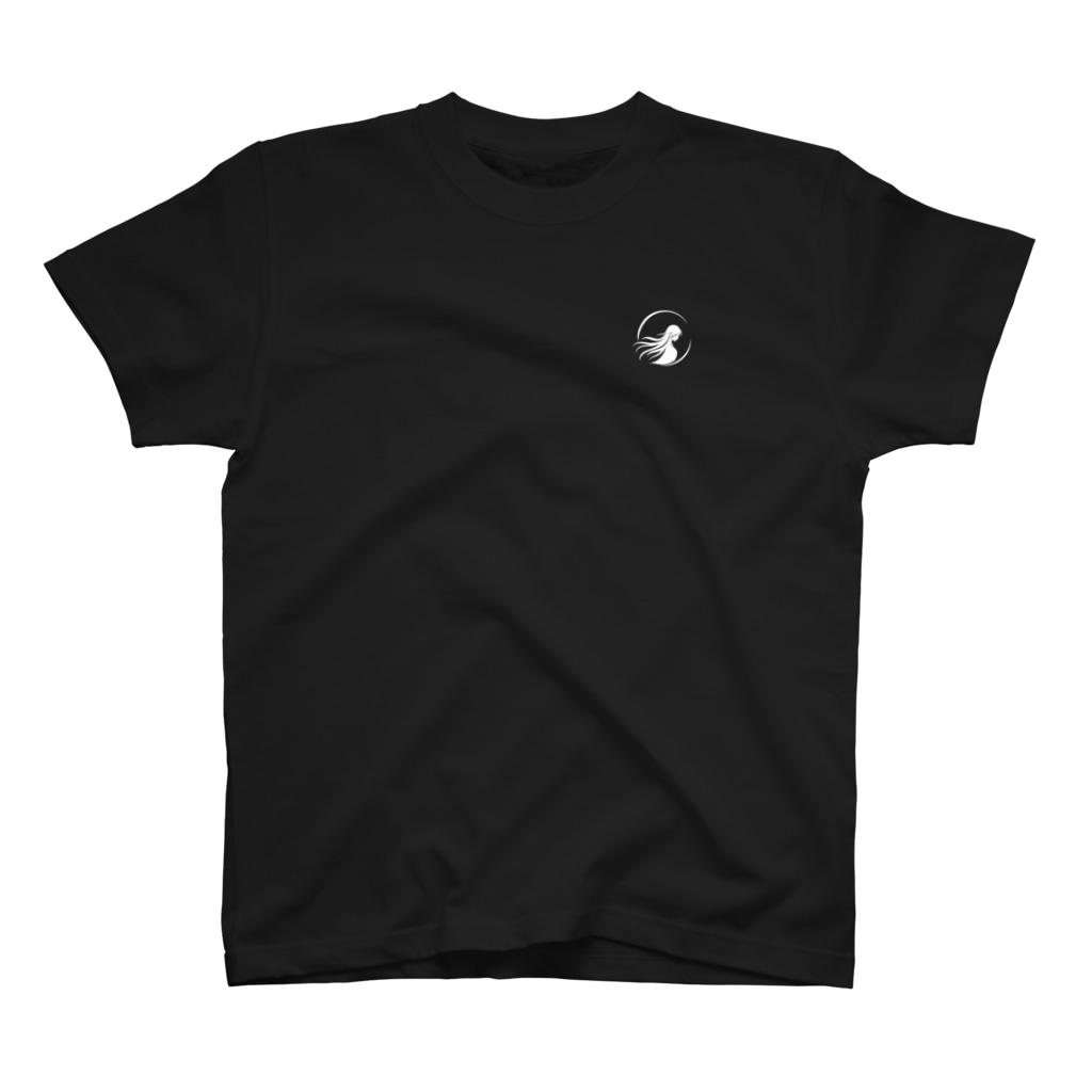 風紋 Tシャツ〈墨〉の全体
